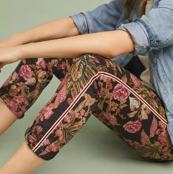 Anthropologie Chino Relaxed Printed Chino Pants 26 - Picture 1 of 10
